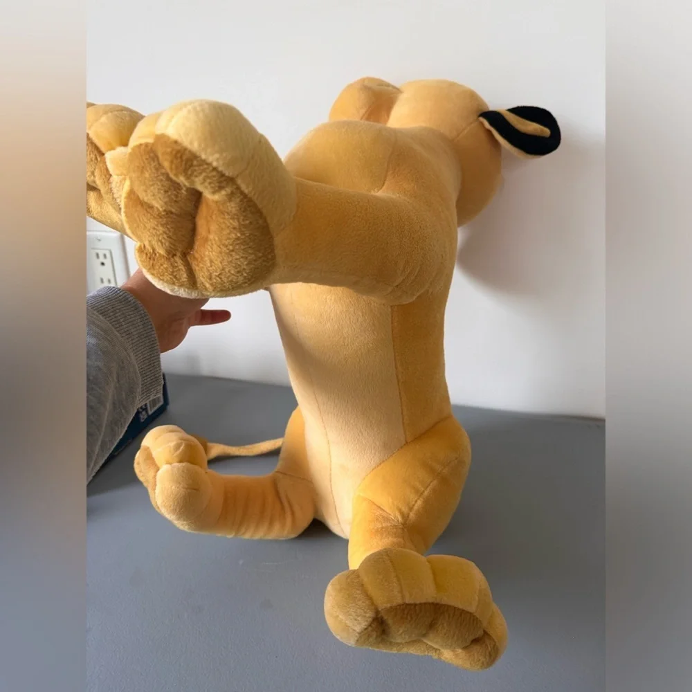 The Lion King Simba Disney Plush Stuffed Animal Large 22” Yellow Hasbro 2002